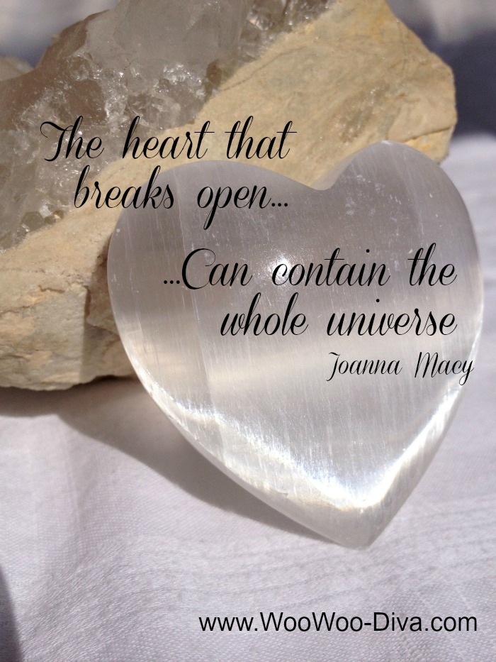 The heart that breaks open can contain the whole univers